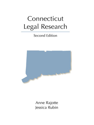 cover image of Connecticut Legal Research